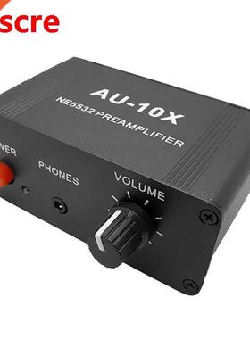 AU-10X DC 12V NE552 Stereo Music Audio Signal Pre-Amplifier