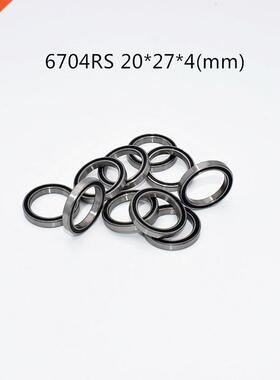 10pcs 6704RS 50*62*6(mm) free shipping chrome steel rubber