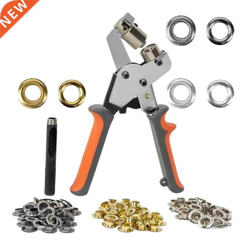 Grommet Tool Kit With 10Mm Eyelets Manual Machine Press Hand