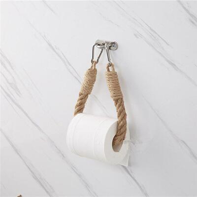 Retro Kitchen Hemp Rope Roll Paper Accessory Hanging Rope Wa