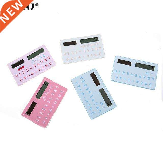 Fashion Portable Cartoon Fruits Animal Mini Card Calculator