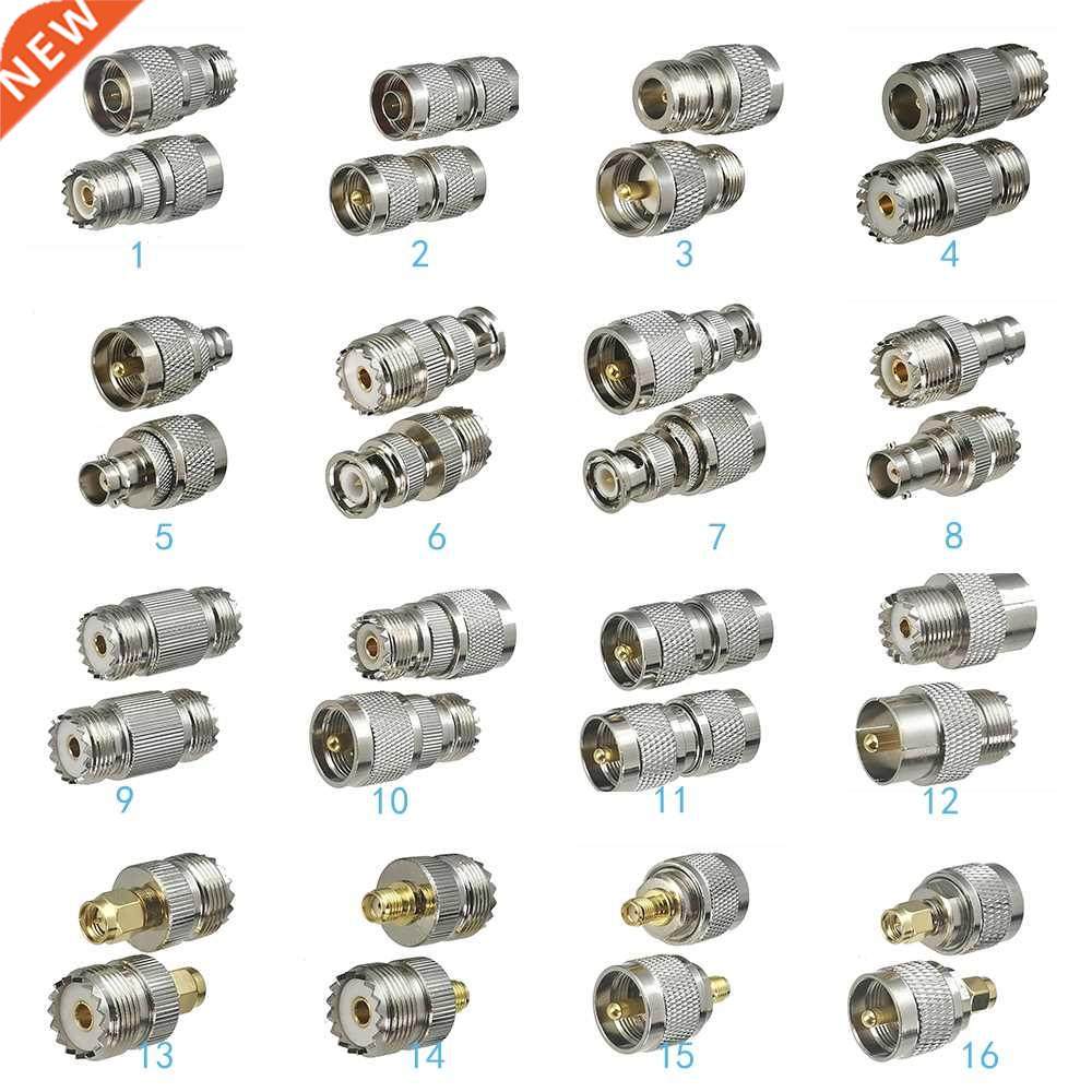 1pcs Connector Adapter UHF PL259 SO239 to N / BNC / UHF / SM