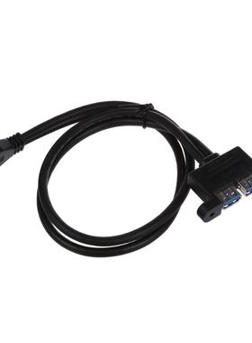 50cm USB 3.0 A Female to Housing 20 Pin Female Slot Adapter