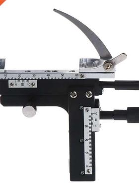 Microscope Attachable Mechanical Stage X-Y Moveable Caliper