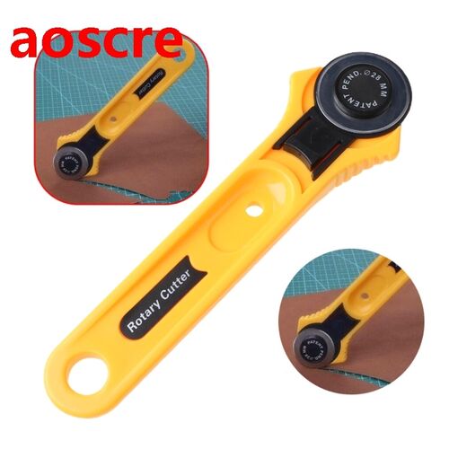 Fabric Leather Craft Yellow 28mm Circular Cut Blade Patchwor