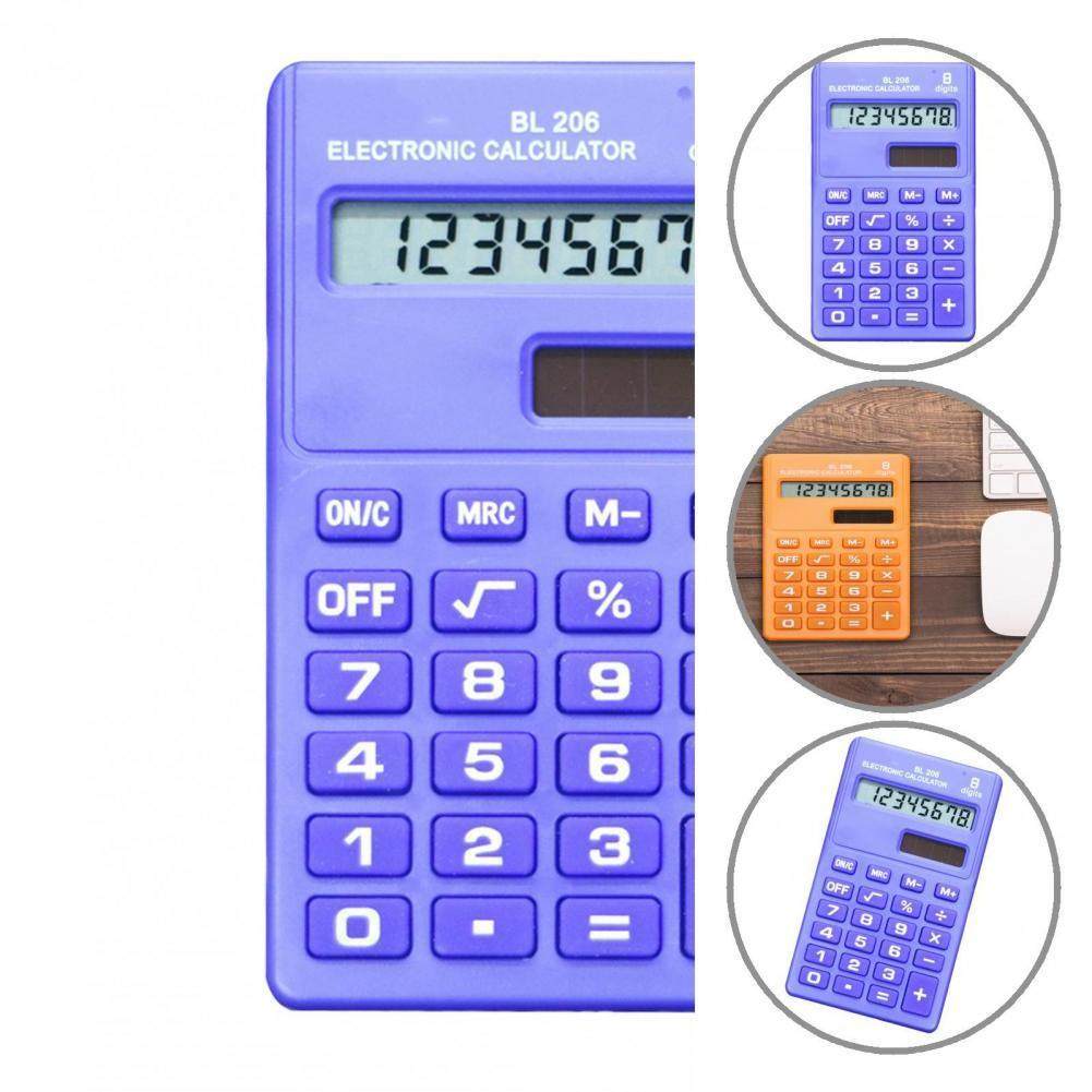 Portable Long Lasting Candy Color Handheld Calculator Compa