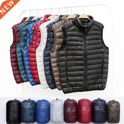 Men's Lightweight Water-Resistant Packable Puffer Vest 2