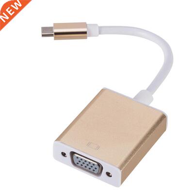 USBC To VGA Adapter USB 3.1 Type C Male To Female VGA Conver