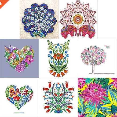 2021 New 5D DIY Diamond Painting Tree Embroidery Cross Stitc