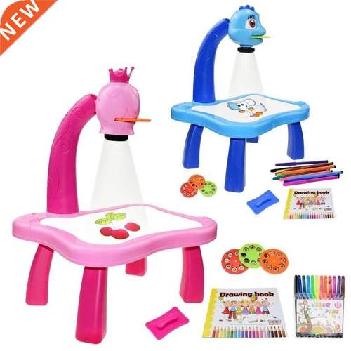 Children's Toy Led Projector Art Drawing Table Kid Paint