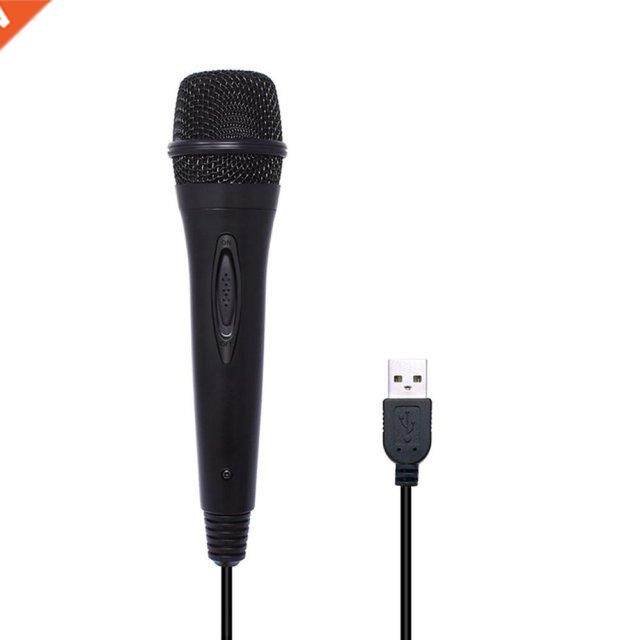 USB Wired 3m/9.8ft Gamepads use Microphone High Performance