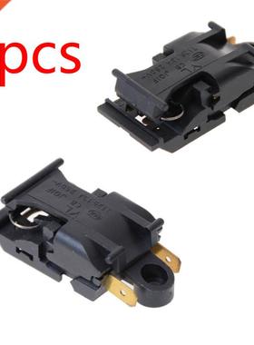 2pcs 13A Electric Kettle Thermostat Switch 2 Pin Terminal Ki