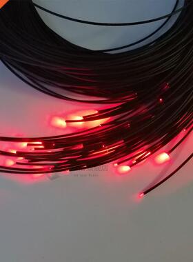 End Emitting 2mm PMMA Fiber Optic Lighting Cable with PVC Ja