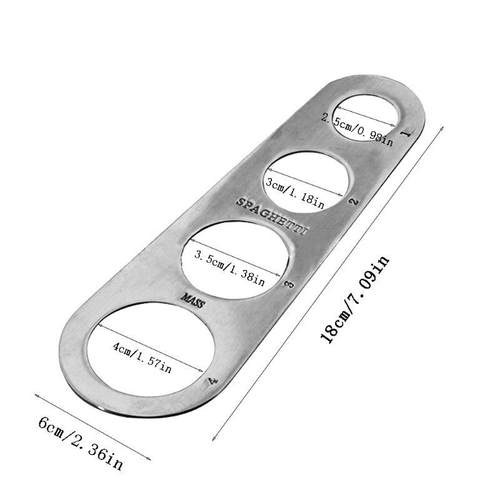Stainless Steel Spaghetti Measurer Tool Pasta Portion Contro