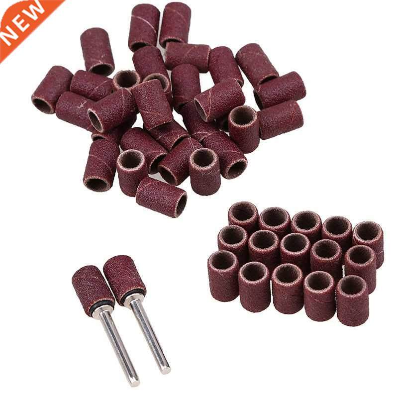50pcs Sanding Drum Set 320 Grit Drum Sanding Bands Sleeves +