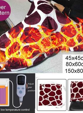 Cozy Soft Flannel Electric Heated Winter Blanket Blanket Ele