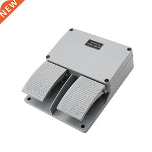Foot switch YDT1-16 aluminum shell gray double pedal switch