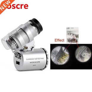 Light 60X and LEDs with Magnifying Microscope Mini Hot