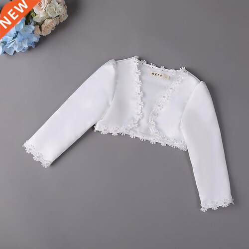 New Fashion Baby Girls Bolero Children Lace Hollow Out Short