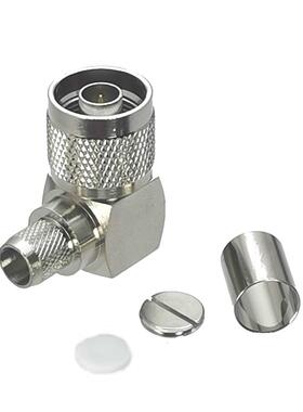 10Pcs Connector N Male Plug Right angle Crimp RG8 LMR400 Cab