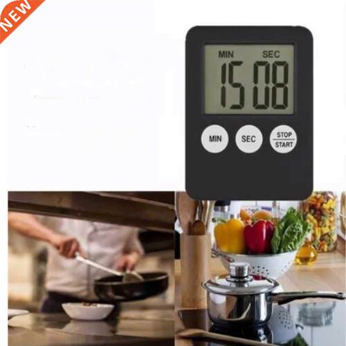 Ultra-thin Digital Kitchen Timer With Magnetic Rear LCD Disp