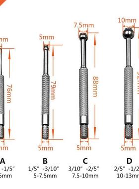 Hole Gauge 4pcs Small Hole Bore Gauge 4Pcs Ball Type Telesco