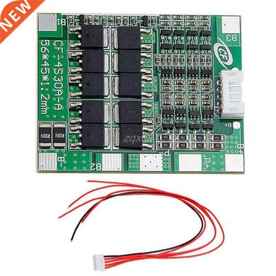 4S 30A 14.8V Li-ion Lithium 18650 BMS PCB Board Integrated C