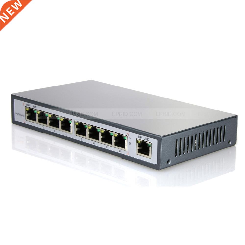 9 Port 10W Switch 8 PoE Ports 1 Ethernet Uplink IEEE802.af-封面