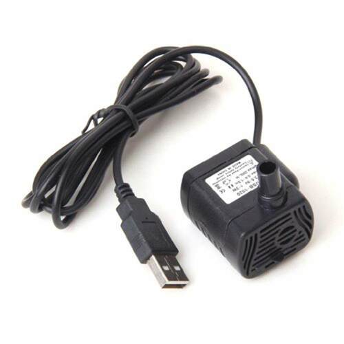 Low Noise USB Micro Submersible Pump DC3.5V-9V 3W Aquarium F