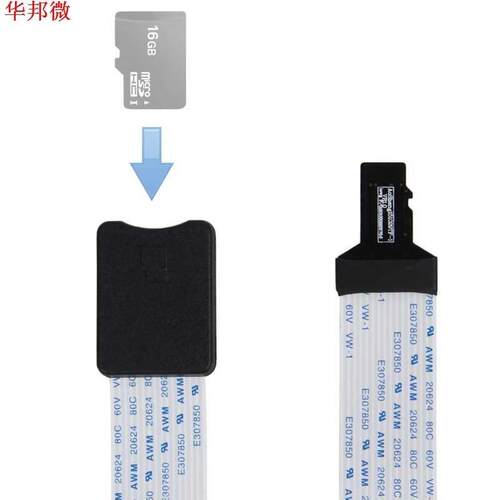 TF Male To MicroSD Female Flexible Extension Adapter Cable F