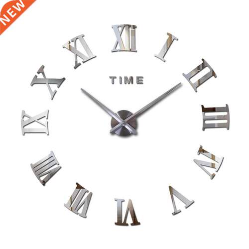 special offer d big acrylic mirror wall clock  quartz wa