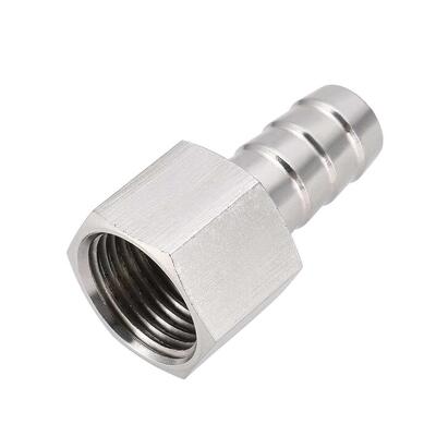 pcs Stainless Steel Barb Hose Fitting Connector Adapter 14m