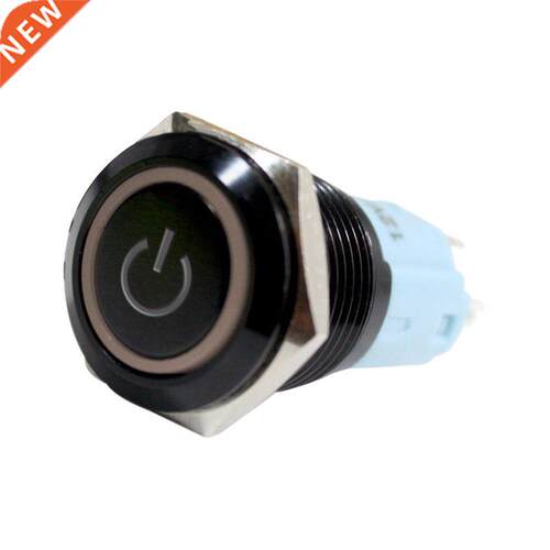 Red On Off LED 12V Latching Push Button Power Switch 16mm