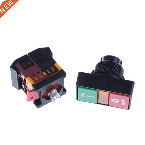 PPBB-30N 220V AC LED Red Green ON/OFF START STOP Momentary P