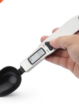 500g/0.1g Portable Digital Kitchen Scale Measuring Spoon Wei
