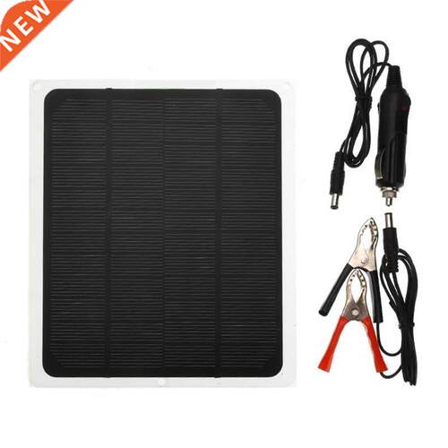 Protable Car Solar Panel Charger Kit Outdoor Emergency Elect