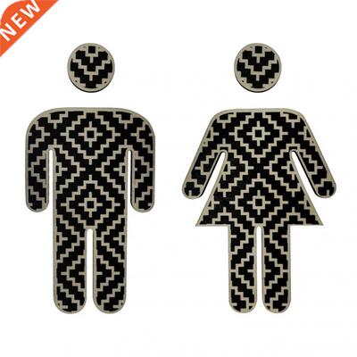 Toilet / Loo / Bathroom / Restroom / WC Wooden Door Wall Sig