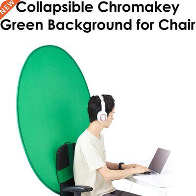 Collapsible Chroma Key Green Screen for Chairs for Tiktok V