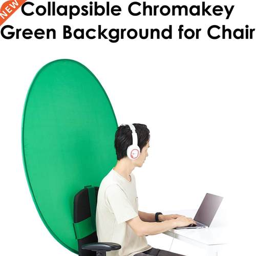 Collapsible Chroma Key Green Screen for Chairs for Tiktok V