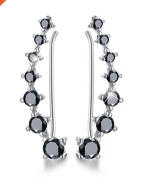 New 925 Sterling Silver Jewelry Engagement Drop Earrings For