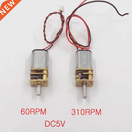 DC 3V 5V 6V 60 70 310RPM Micro mini N20 Gear Motor Slow Spe