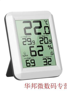 LCD Display Desktop Temperature Monitor Humidity Meter Therm
