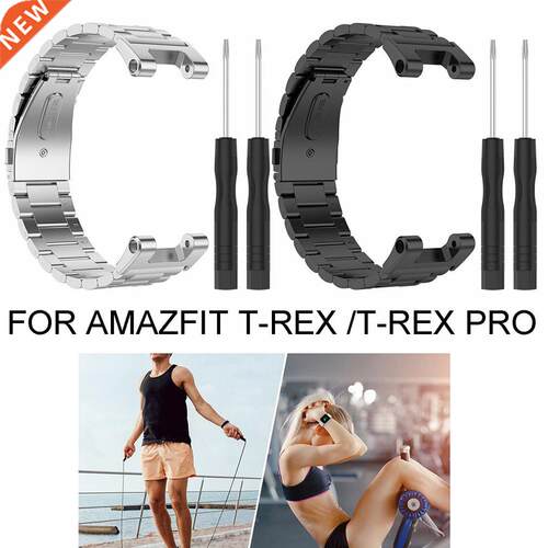Metal Band Replacement Straps For Huami Amazfit T-Rex Pro Sm