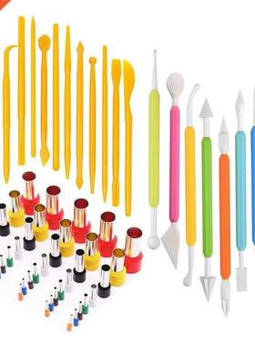 Polymer Clay Cutters,Plastic Clay Modeling Tool and Round Ci