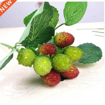 1PCS Tempting Berry leaf 9 Fruits Artificial Flowers DIY Wed