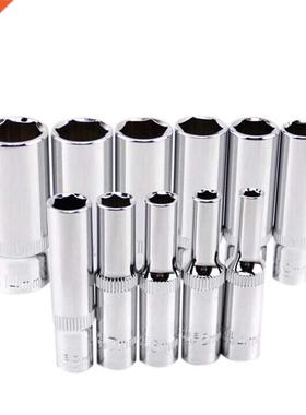 11 pcs 1/4 inch Drive Deep Socket Set CRV Hand Tools 6 Point