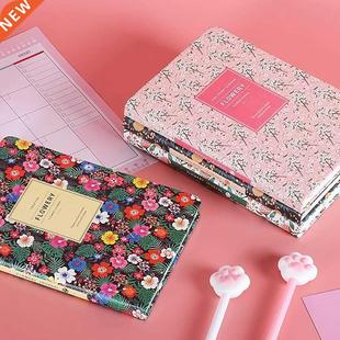 Monthly Planner Tme Daly Notebook Weekly Flowery 2021