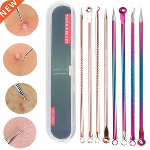 4pcs/set Stainless Steel Blackhead Comedone Acne Corrector R
