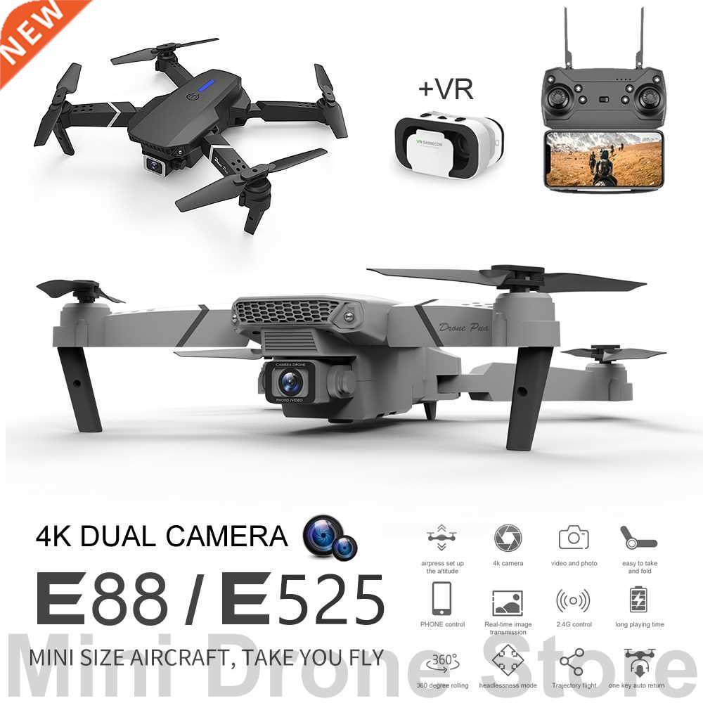 E88/E525 Wholesa Folding Quadcopter With Dual Camera Mini Dr