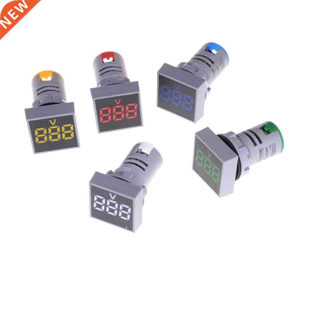 22MM C12-500V Voltmeter Squre Pnel LED Voltge Meter Indi